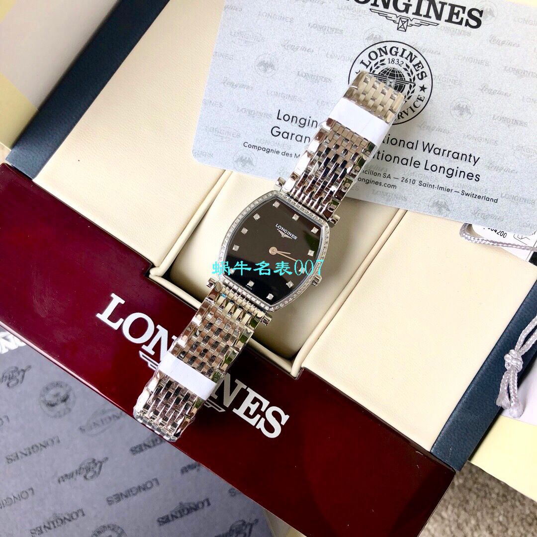 【渠道钻面款真钻原单】 Longines 优雅系列嘉岚L4.288.0.58.6，L4.288.0.87.6女士 wrist watches  / L128
