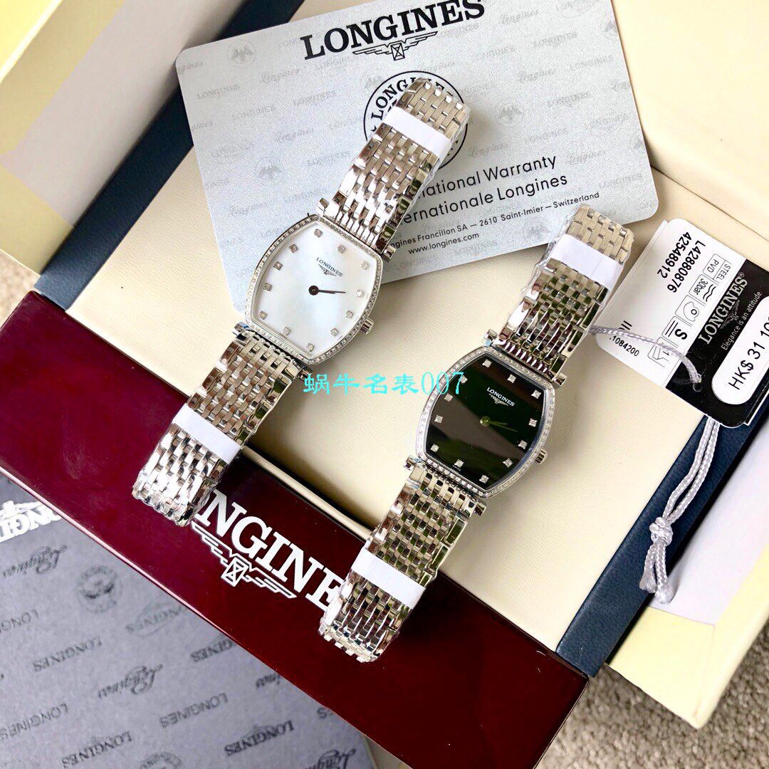 【渠道钻面款真钻原单】 Longines 优雅系列嘉岚L4.288.0.58.6，L4.288.0.87.6女士 wrist watches  / L128
