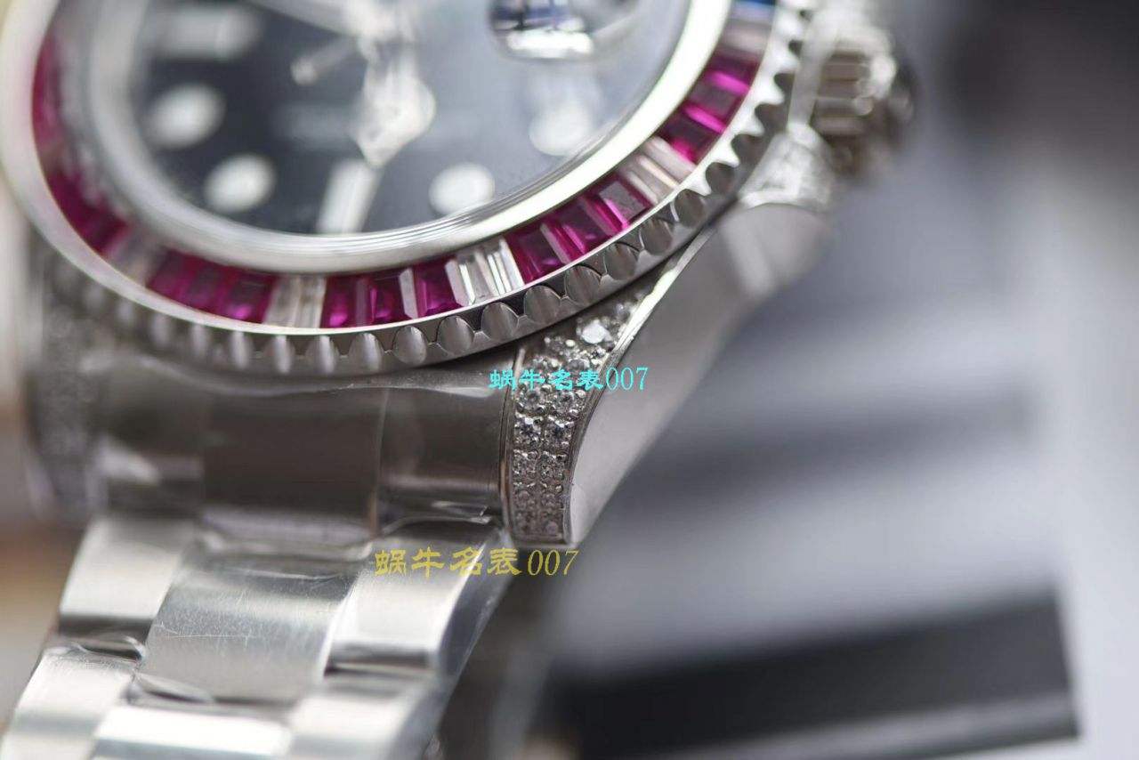 【LF Factory Rolex top  Replica Copy  Watches 】 Rolex  GMT MASTER II系列镶钻116758 SAru-78208,116759 SAru-78209 wrist watches  / R389