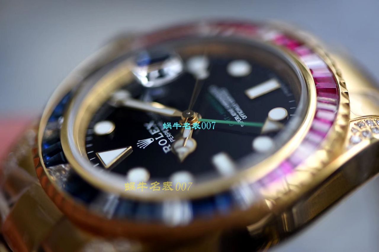 【LF Factory Rolex top  Replica Copy  Watches 】 Rolex  GMT MASTER II系列镶钻116758 SAru-78208,116759 SAru-78209 wrist watches  / R389