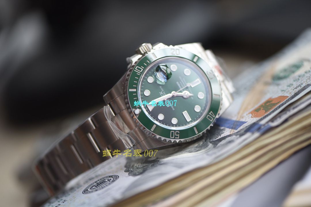 【 Video analysis 最完‎美 Replica Copy ​Rolex Submariner ‎SUBN Factory V10升​级版】 Rolex  Submariner 型系列116610LV-97200绿盘 wrist watches  / R392