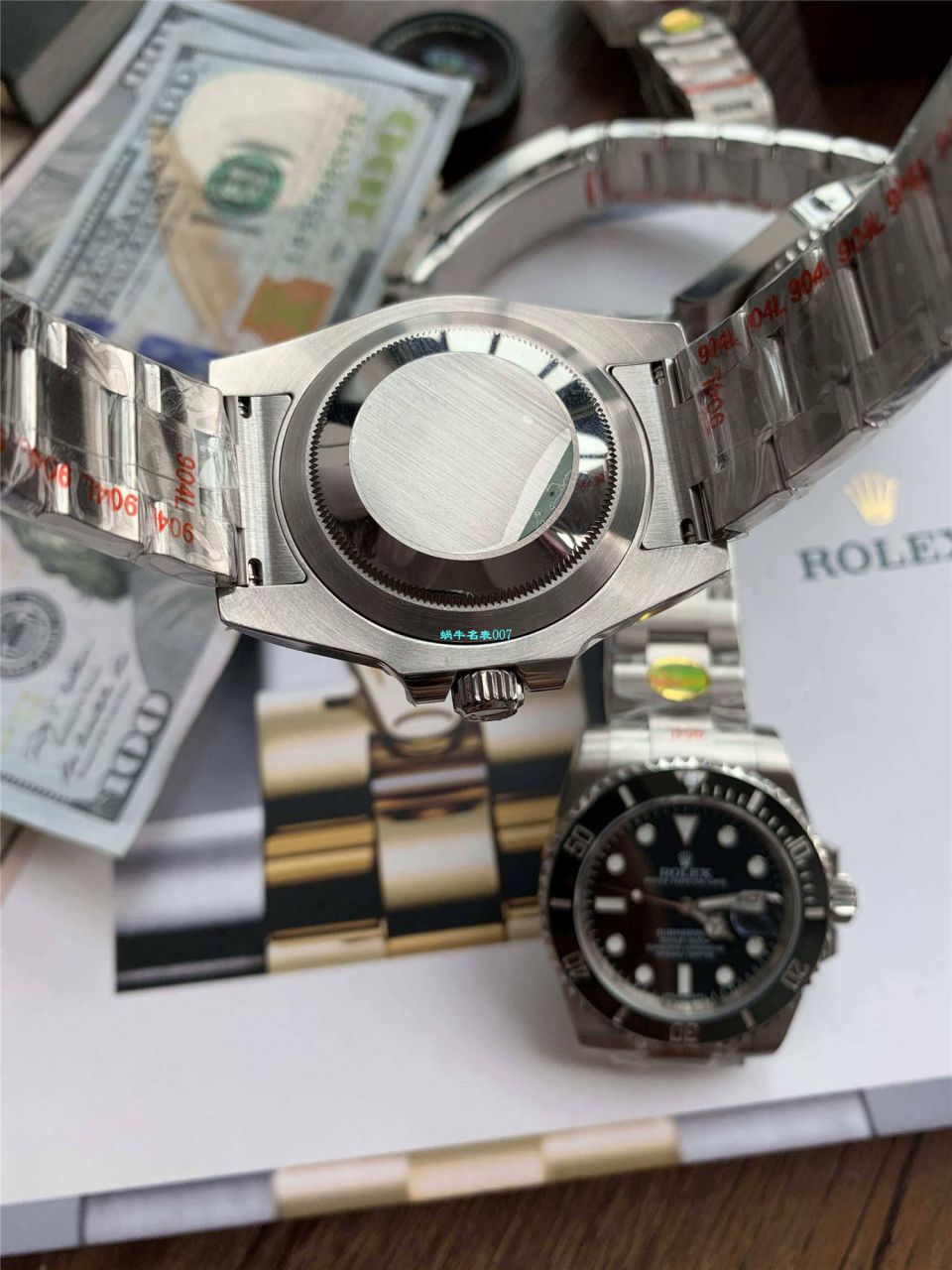 【 Video analysis 最完‎美 Replica Copy ​Rolex Submariner ‎SUBN Factory V10升​级版】 Rolex  Submariner 型系列116610LV-97200绿盘 wrist watches  / R392