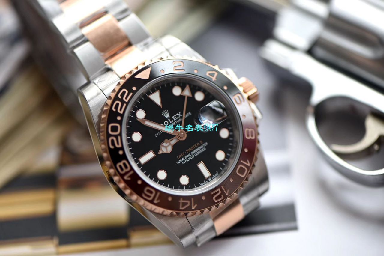 【LF Factory Rolex top  Replica Copy  Watches 】 Rolex  GMT MASTER II系列镶钻116758 SAru-78208,116759 SAru-78209 wrist watches  / R389
