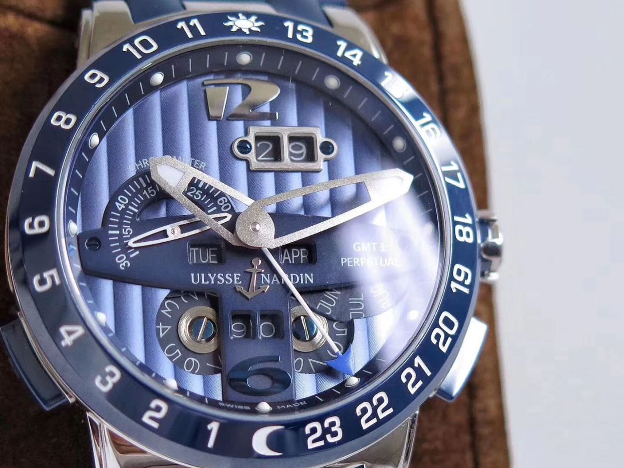 【 Video analysis TWA Factory Ulysse Nardin Replica Copy 表】 Ulysse Nardin 表复杂功能系列320-00/BQ wrist watches  / YD016