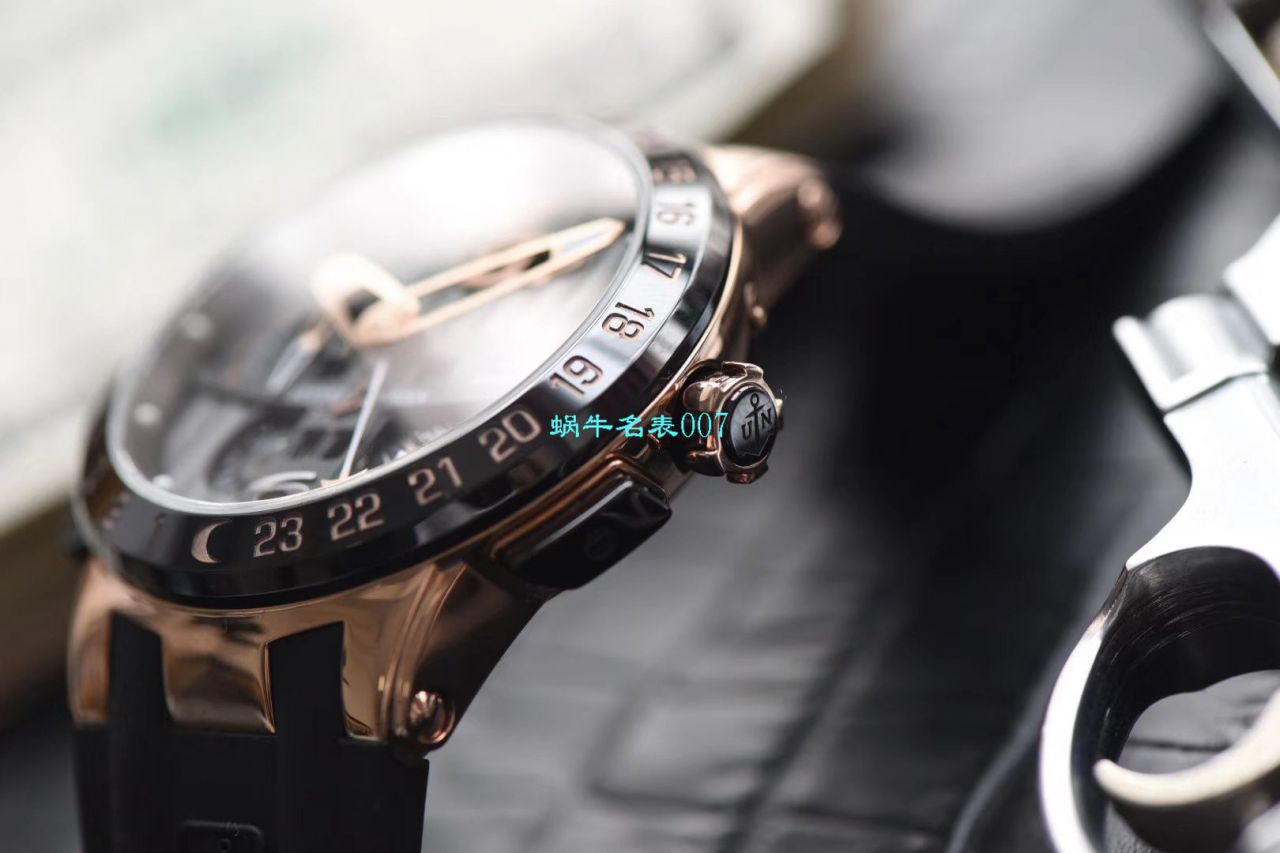 【评测TWA Ulysse Nardin  Replica Copy  Watches 】 Ulysse Nardin 表复杂功能系列326-03 wrist watches  / YD017
