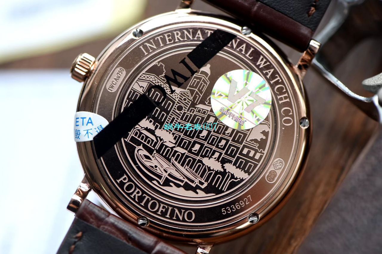 【 Video analysis V7 Factory 目前全市场 Best 的 Replica Copy “莫桑石”钻圈版本】 IWC 柏涛菲诺系列IW356515，IW356516 wrist watches  / WG507
