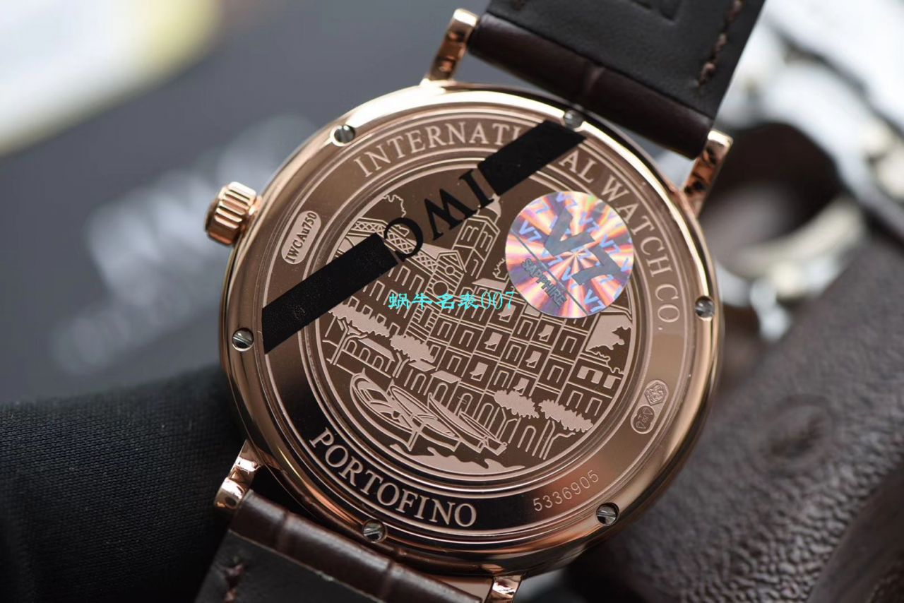【 Video analysis V7 Factory 目前全市场 Best 的 Replica Copy “莫桑石”钻圈版本】 IWC 柏涛菲诺系列IW356515，IW356516 wrist watches  / WG507