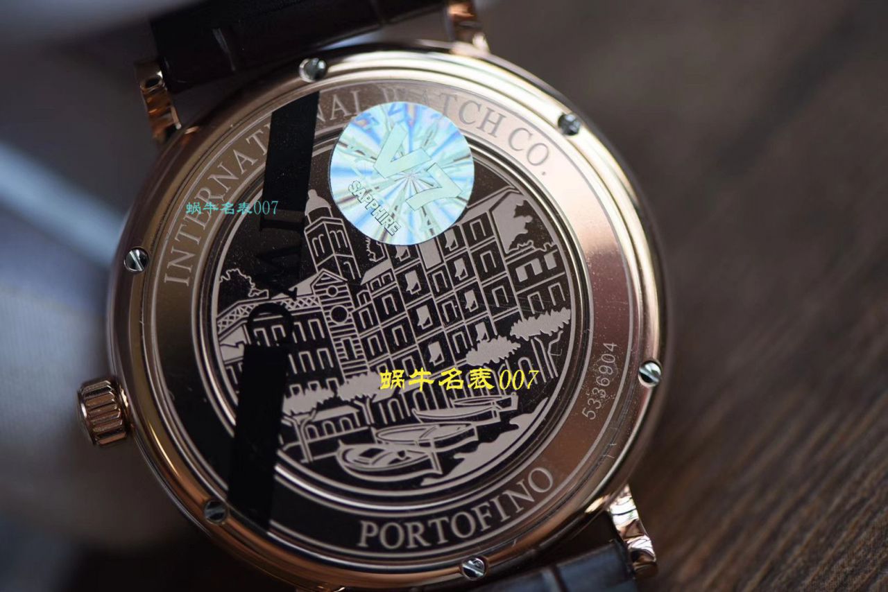 【 Video analysis V7 Factory 目前全市场 Best 的 Replica Copy “莫桑石”钻圈版本】 IWC 柏涛菲诺系列IW356515，IW356516 wrist watches  / WG507
