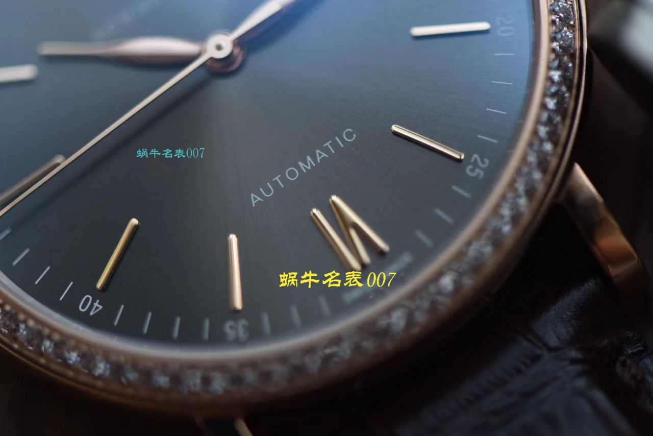 【 Video analysis V7 Factory 目前全市场 Best 的 Replica Copy “莫桑石”钻圈版本】 IWC 柏涛菲诺系列IW356515，IW356516 wrist watches  / WG507