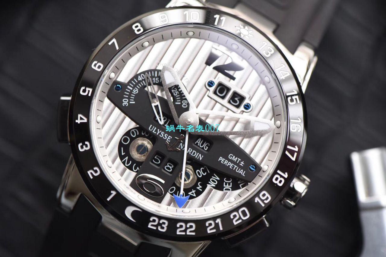【 Video analysis TWA Factory Ulysse Nardin Replica Copy  Watches 】 Ulysse Nardin 表复杂功能万年历 wrist watches 系列 329-00-3 wrist watches  / YD018