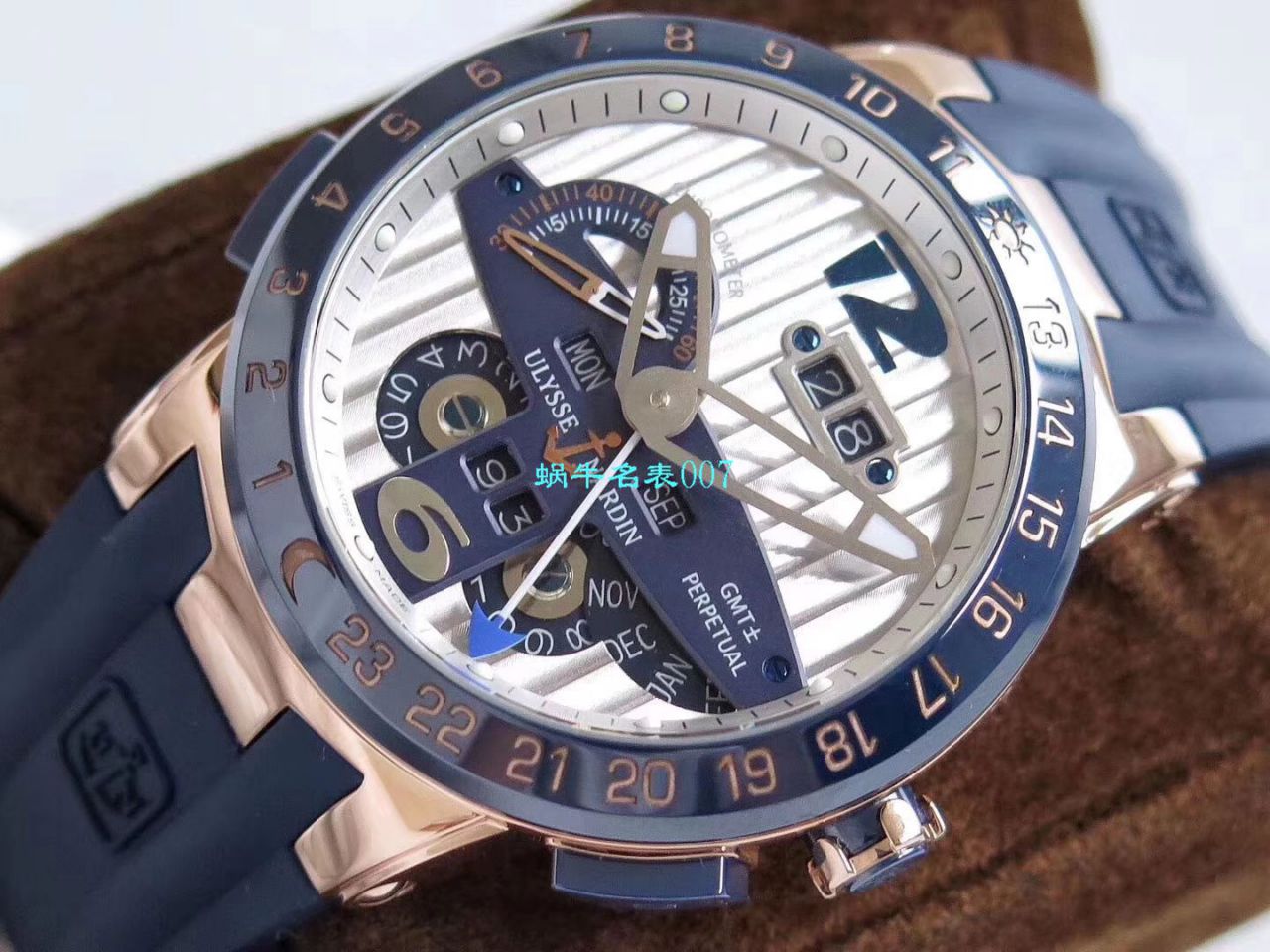 【Ulysse Nardin Replica Copy  Watches 】TWA Factory  Ulysse Nardin 复杂功能系列326-00-3 wrist watches  / YD020