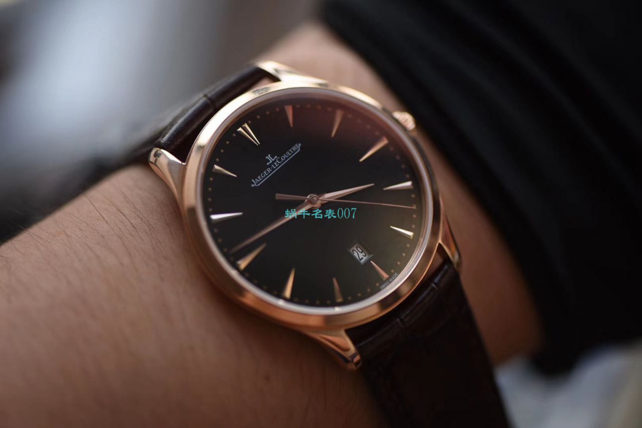 【ZF Factory  top  Replica Copy  Watches 】 Jaeger-LeCoultre 超薄日历大师系列128255J wrist watches  / JJ160