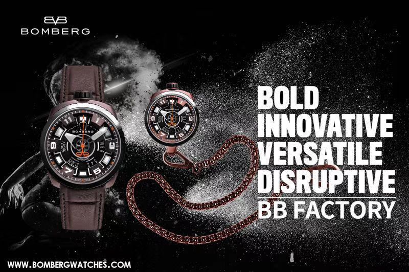 BB FACTORY 巧思之作【一表两用 奇思妙构】BBF出品BOMBERG BOLD系列 wrist watches 劲酷登场， / BB002