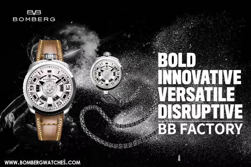 BB FACTORY 巧思之作【一表两用 奇思妙构】BBF出品BOMBERG BOLD系列 wrist watches 劲酷登场， / BB002