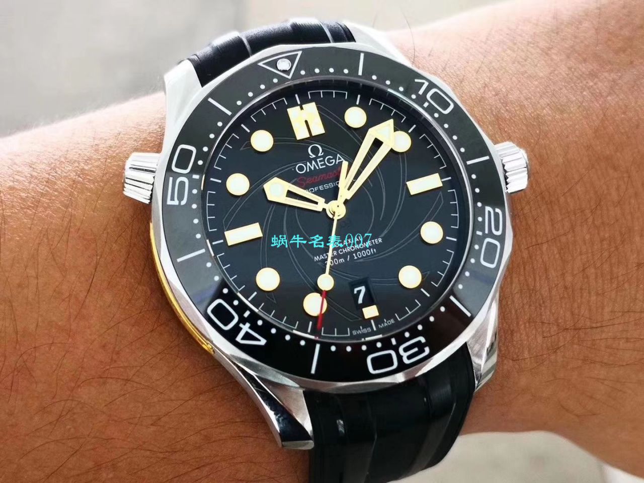 【VS Factory 007 Replica Watches 】OmegaOMEGA Seamaster 300米 top  Replica Copy 潜水表詹姆斯·邦德限量版210.22.42.20.01.004 / M619