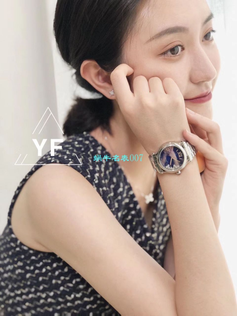 【YF Factory  top  Replica Copy 女表】 Chopard HAPPY DIAMONDS系列277472-5002,278559-6002,278582-3002 wrist watches  / XB051