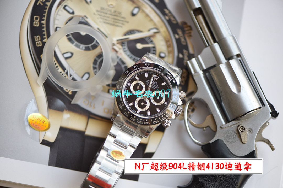 【N Factory V3升级版 Replica Copy 表】Rolex熊猫迪 Rolex  Cosmograph Daytona  Ditongna 系列116500LN-78590白盘 wrist watches  / R508