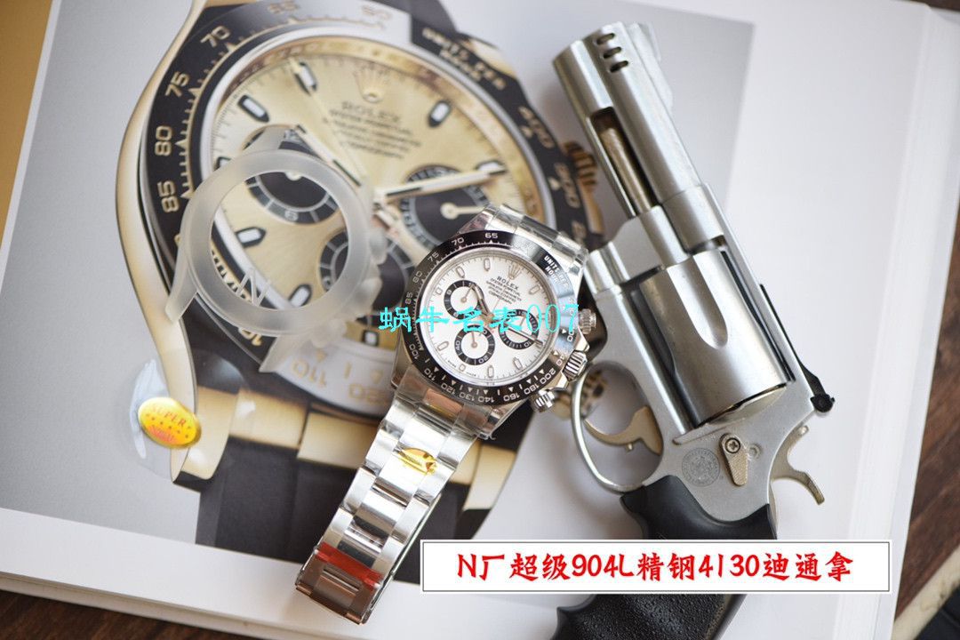 【N Factory V3升级版 Replica Copy 表】Rolex熊猫迪 Rolex  Cosmograph Daytona  Ditongna 系列116500LN-78590白盘 wrist watches  / R508