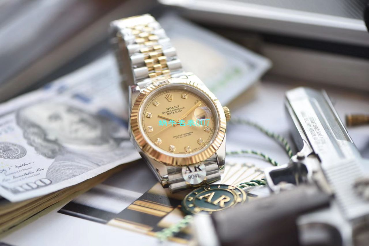 【 Video analysis 】AR Factory AR出品超强 Rolex  Datejust 41mm副本五连珠 Replica Copy 116333-72213 G / R519