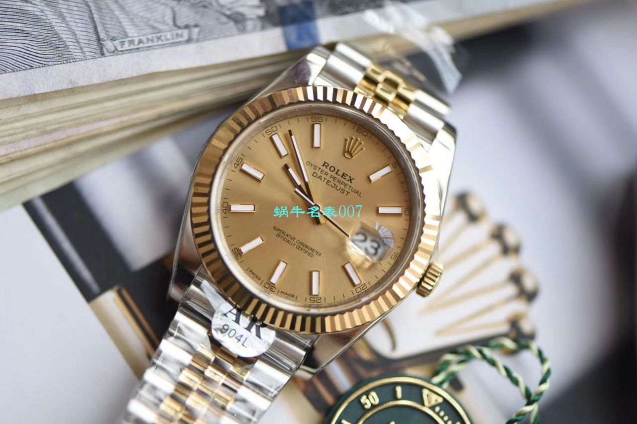 【 Video analysis 】AR Factory AR出品超强 Rolex  Datejust 41mm副本五连珠 Replica Copy 116333-72213 G / R519