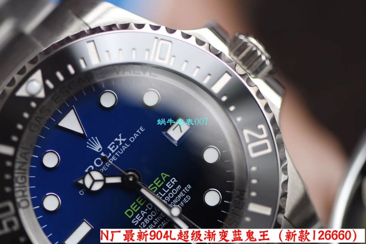 【 Video analysis 超级神器】N Factory  Replica 最新904L Replica Copy 超级渐变蓝鬼王～ Rolex m126660-0002 Watches  / R500