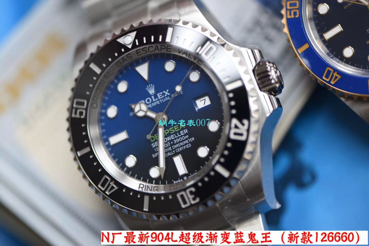 【 Video analysis 超级神器】N Factory  Replica 最新904L Replica Copy 超级渐变蓝鬼王～ Rolex m126660-0002 Watches  / R500