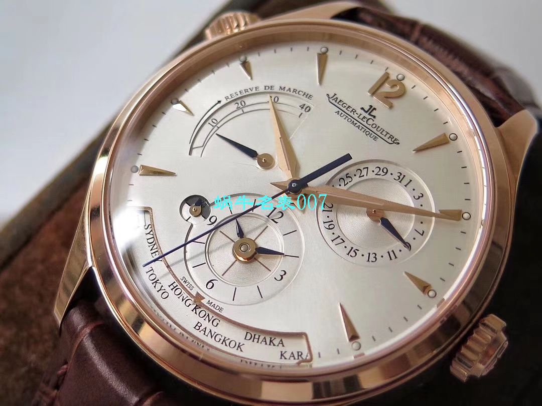 【 Video analysis ZF Factory  Jaeger-LeCoultre  Replica Copy 表】 Jaeger-LeCoultre 大师系列地理学家1422521 wrist watches  / JJ156