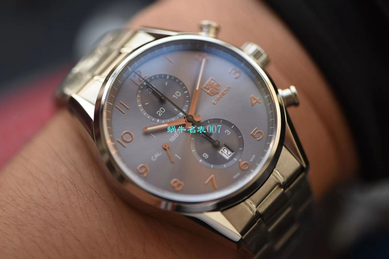 【V6 Factory  Replica Watches 】 TAG Heuer 卡莱拉CALIBRE 1887自动计时 43毫米系列CAR2013.BA0799 wrist watches  / TG082