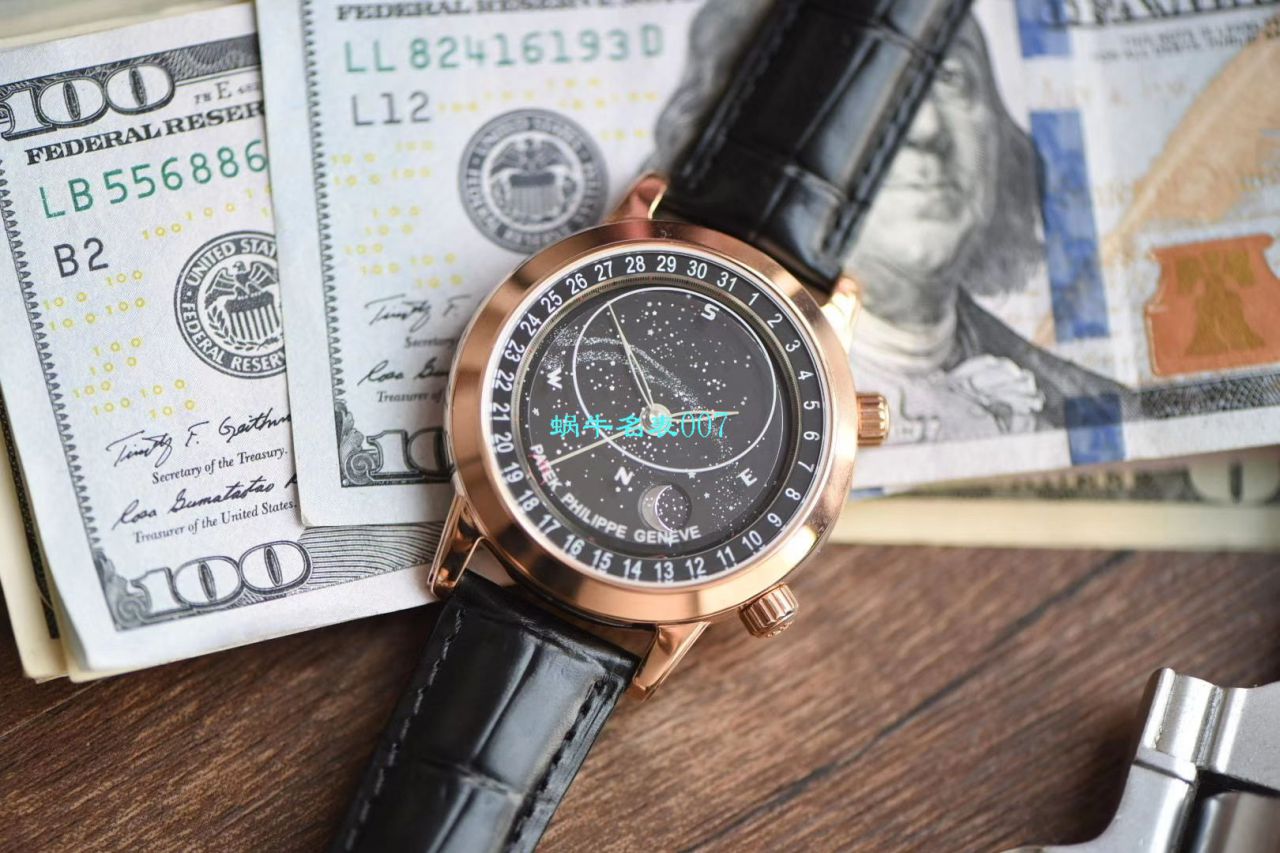 【台湾 Factory  PATEK PHILIPPE 星空多少钱】 PATEK PHILIPPE 超级复杂功能计时 Replica Copy 6102R-001 wrist watches  / BD239