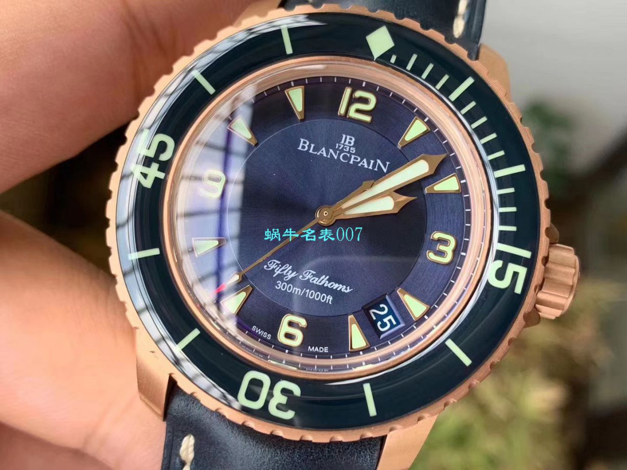 【ZF Factory Blancpain High quality  Replica Copy  Watches 】Blancpain  Fifty Fathoms 系列5015-3603C-63B wrist watches  / BP066