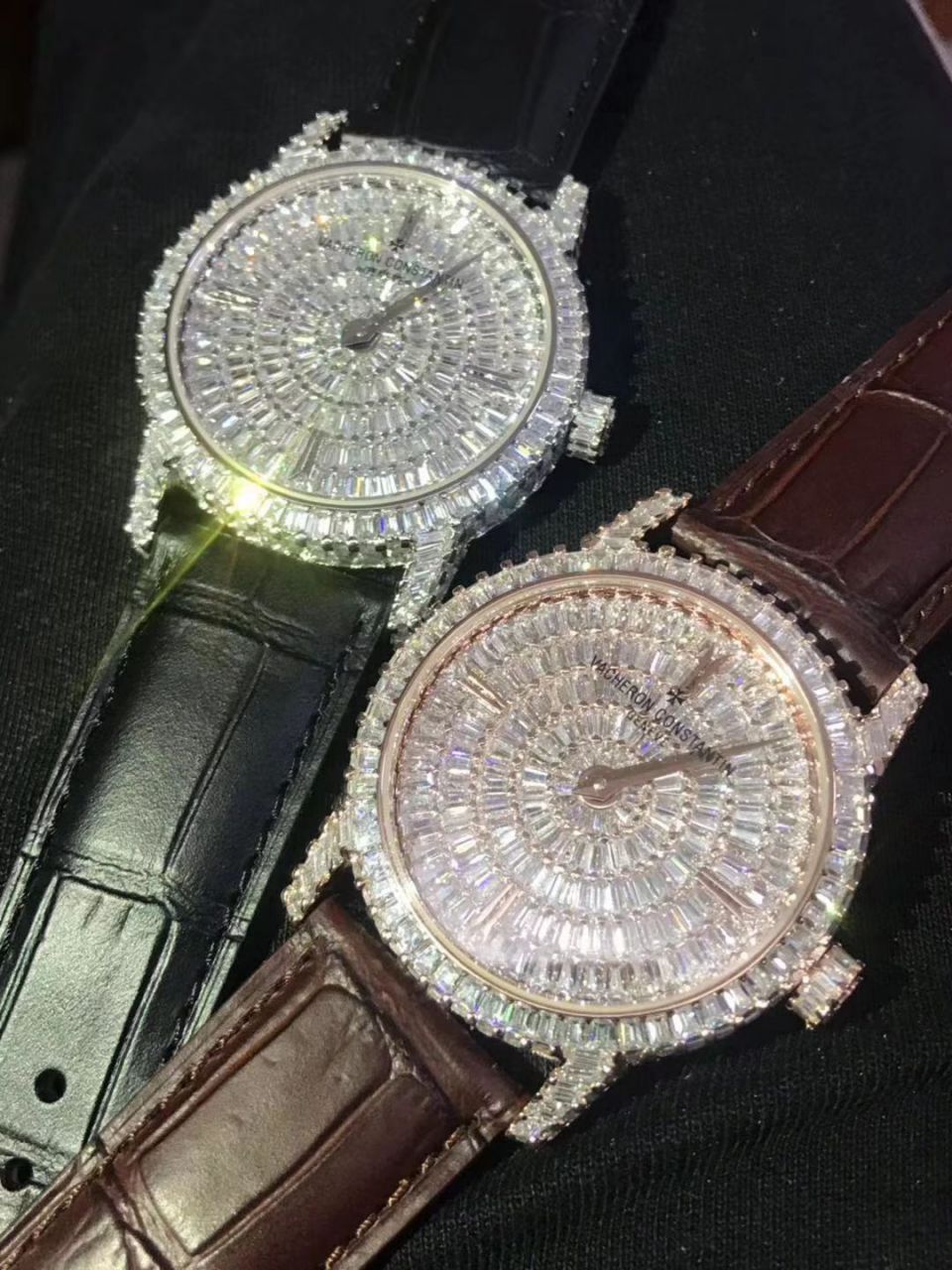 【DM Factory 又一奢华精品镶嵌308颗奢华方钻】Vacheron Constantin  传袭 Replica TRADITIONNELLE系列82760/000G-9852男士 wrist watches  / JS210
