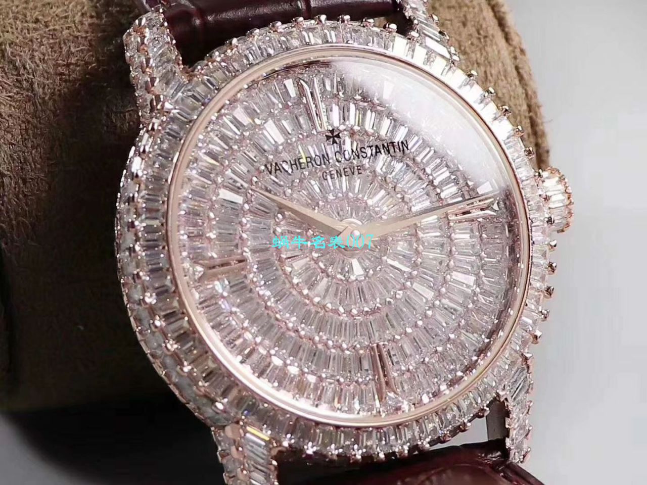 【DM Factory 又一奢华精品镶嵌308颗奢华方钻】Vacheron Constantin  传袭 Replica TRADITIONNELLE系列82760/000G-9852男士 wrist watches  / JS210