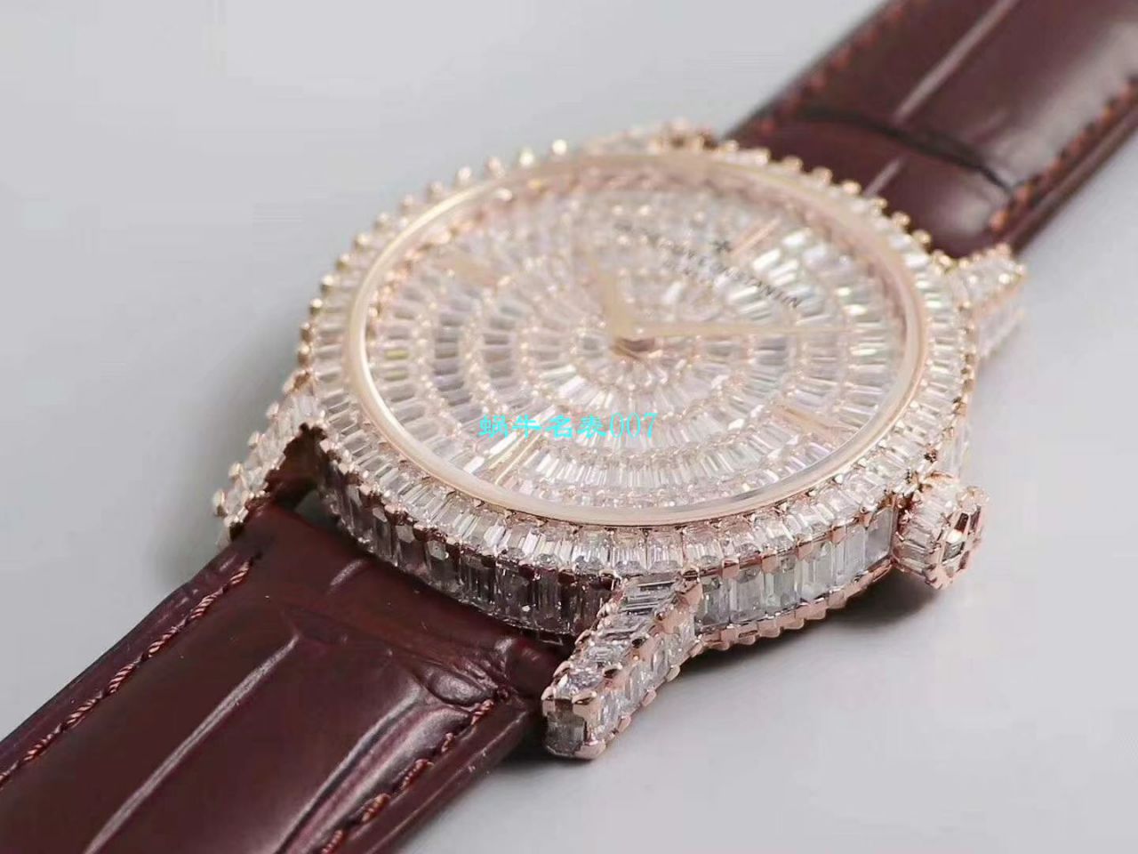 【DM Factory 又一奢华精品镶嵌308颗奢华方钻】Vacheron Constantin  传袭 Replica TRADITIONNELLE系列82760/000G-9852男士 wrist watches  / JS210