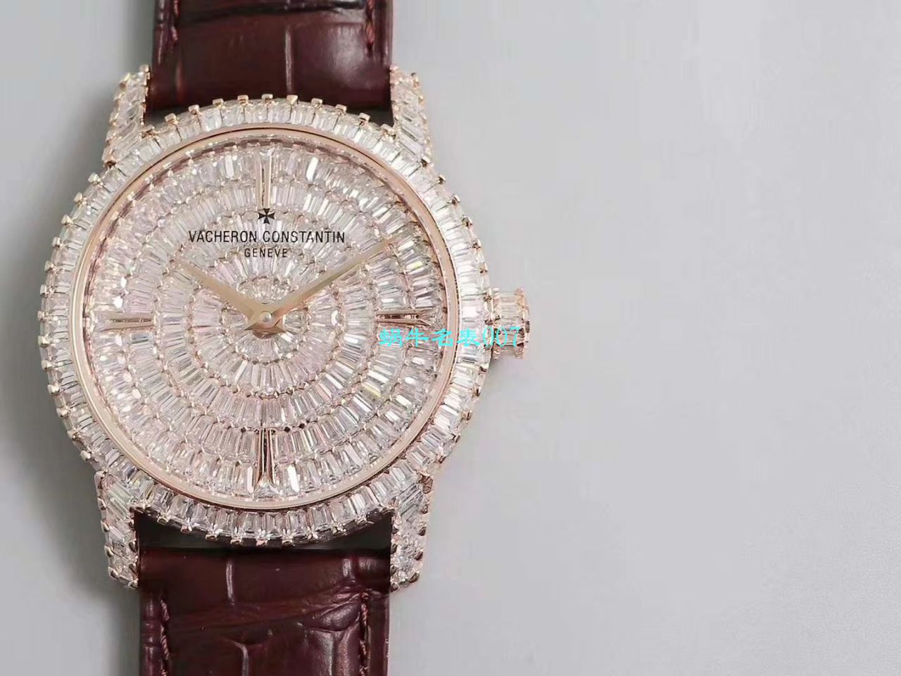 【DM Factory 又一奢华精品镶嵌308颗奢华方钻】Vacheron Constantin  传袭 Replica TRADITIONNELLE系列82760/000G-9852男士 wrist watches  / JS210