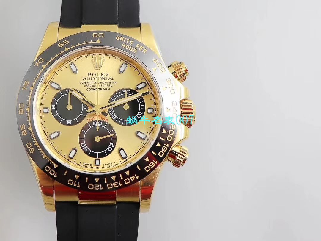 N Factory  Ditongna 新品金迪余文乐同款全新订制版 Rolex  Replica Copy  Ditongna 超级Cal.4130自动上链 Movement  / R521