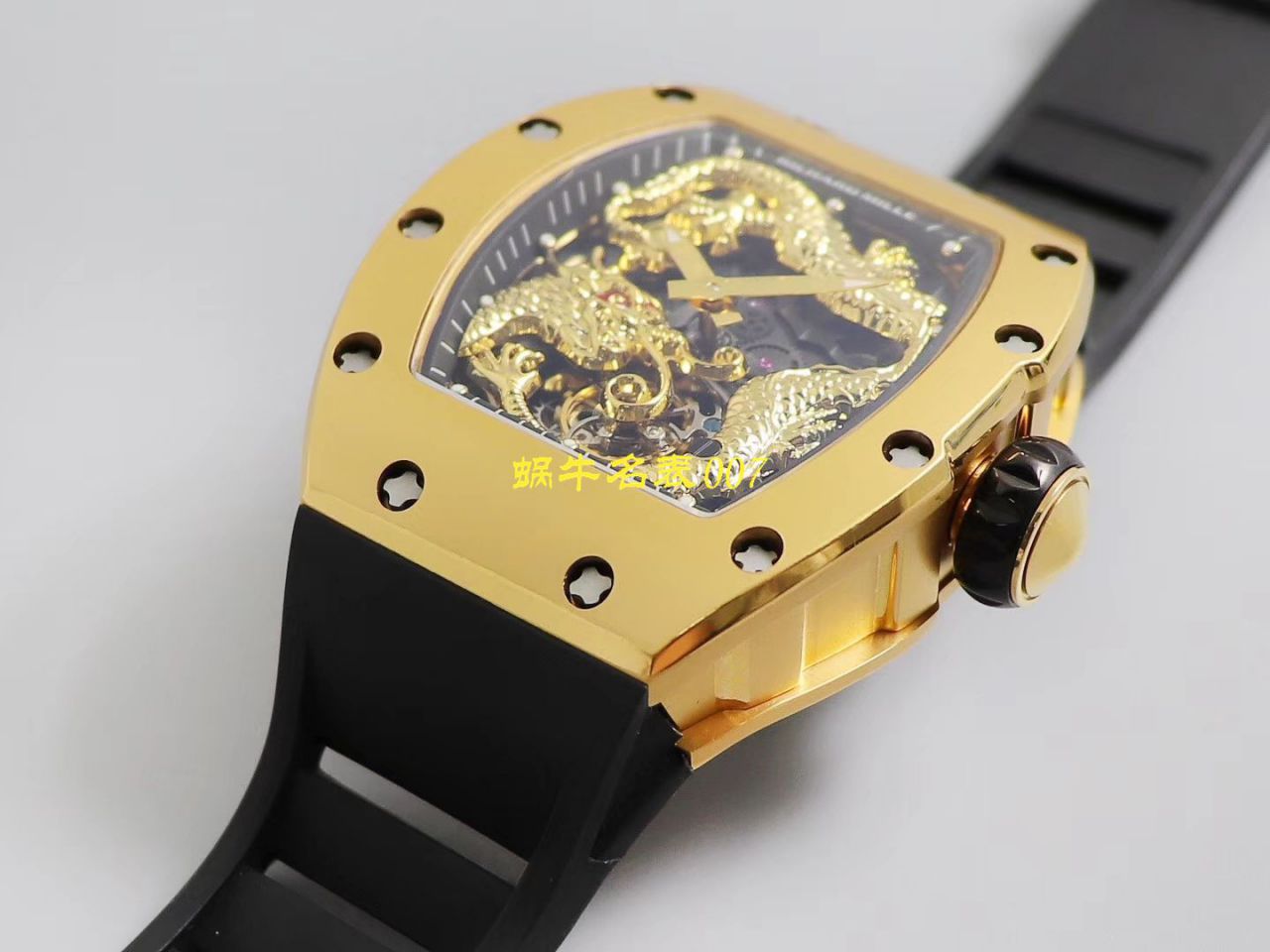 【TW Factory  Replica Watches 】RICHARD MILLE RICHARD MILLE 男士系列RM 057腕成龙盘​龙陀飞​轮​腕​表 / TWRM057