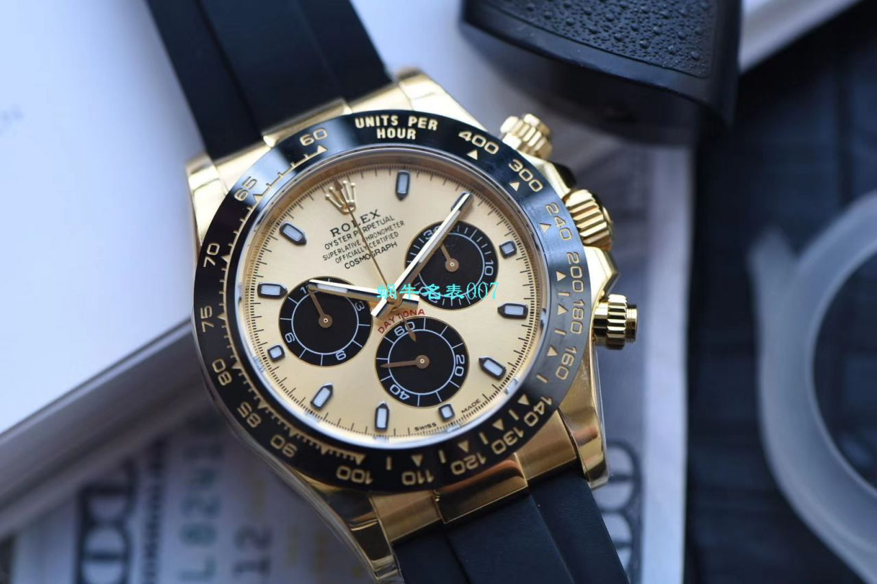 【 Ditongna 哪个 Factory  Best N Factory 最新超级4130】 Rolex  Cosmograph Daytona  Ditongna  top  Replica Copy m116518ln-0042 wrist watches  / R272