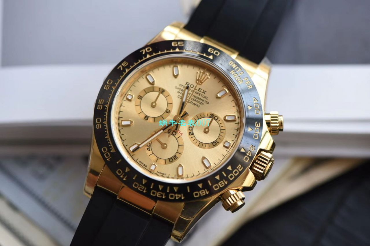 【 Ditongna 哪个 Factory  Best N Factory 最新超级4130】 Rolex  Cosmograph Daytona  Ditongna  top  Replica Copy m116518ln-0042 wrist watches  / R272