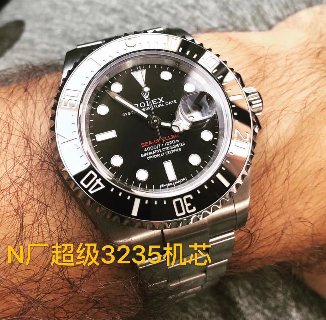 【 Video analysis N Factory 最新升级版43毫米单红鬼王】 Rolex 海使型 Replica Copy m126600-0001 wrist watches  / R269