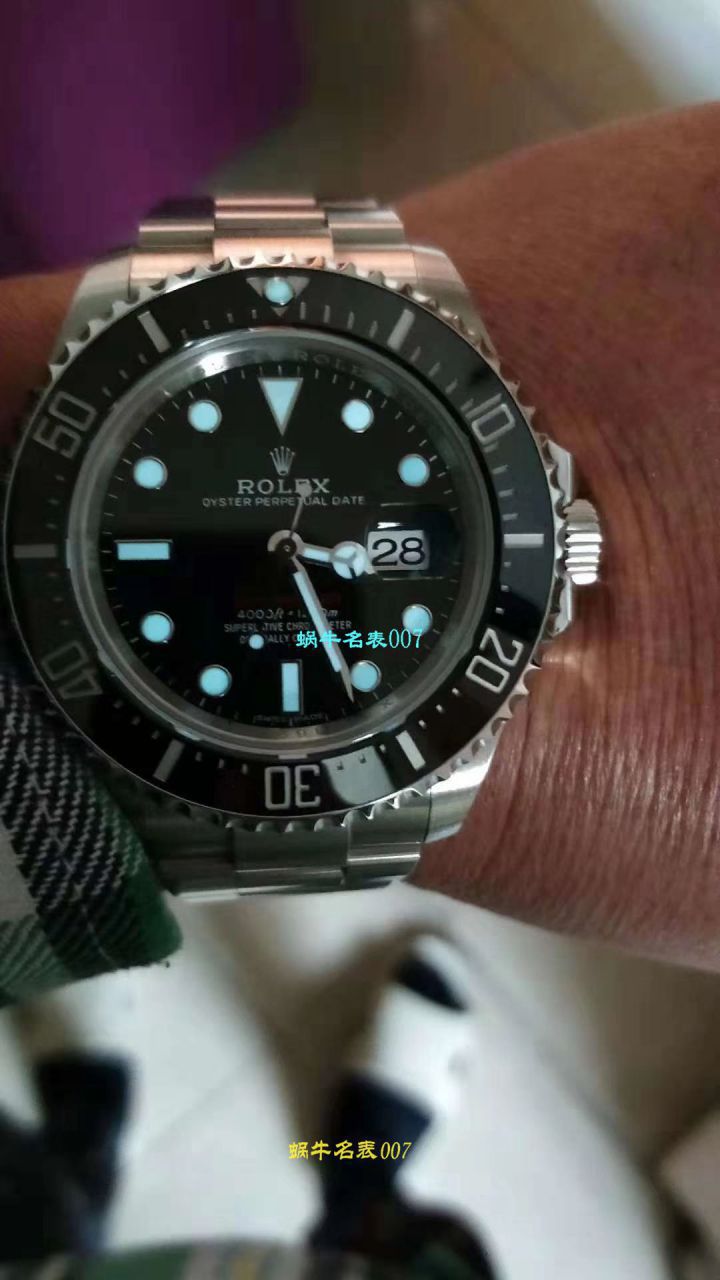 【 Video analysis N Factory 最新升级版43毫米单红鬼王】 Rolex 海使型 Replica Copy m126600-0001 wrist watches  / R269