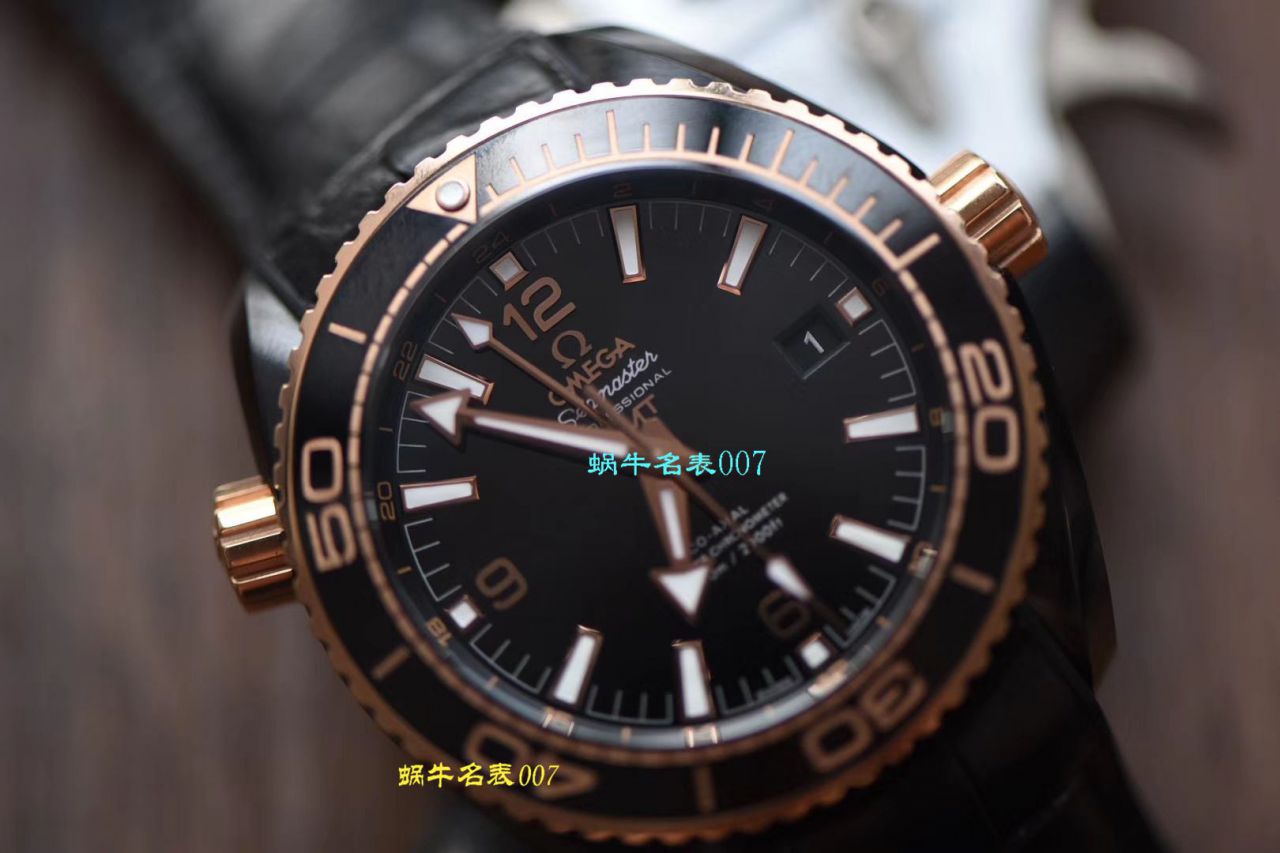 【 Video analysis VS Factory 深海之黑间金之王】OMEGA海洋宇宙600米 Replica Copy  Watches 215.63.46.22.01.001 wrist watches  / M660