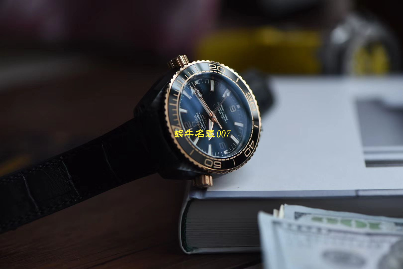 【 Video analysis VS Factory 深海之黑间金之王】OMEGA海洋宇宙600米 Replica Copy  Watches 215.63.46.22.01.001 wrist watches  / M660