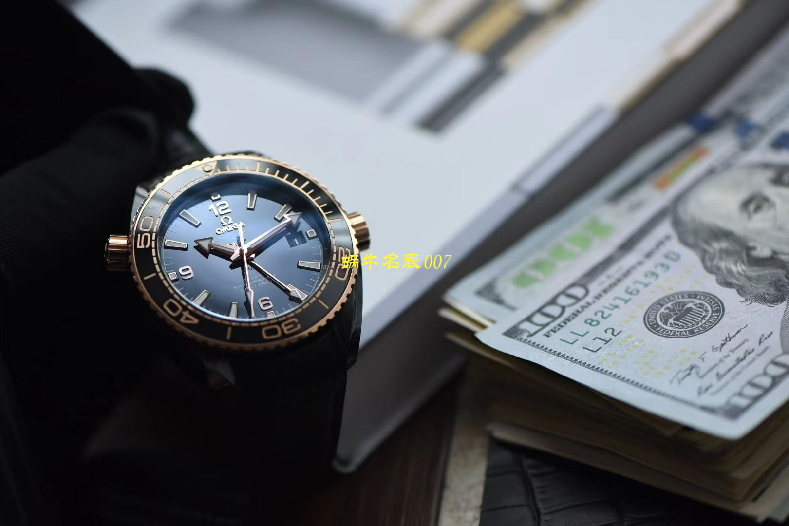 【 Video analysis VS Factory 深海之黑间金之王】OMEGA海洋宇宙600米 Replica Copy  Watches 215.63.46.22.01.001 wrist watches  / M660