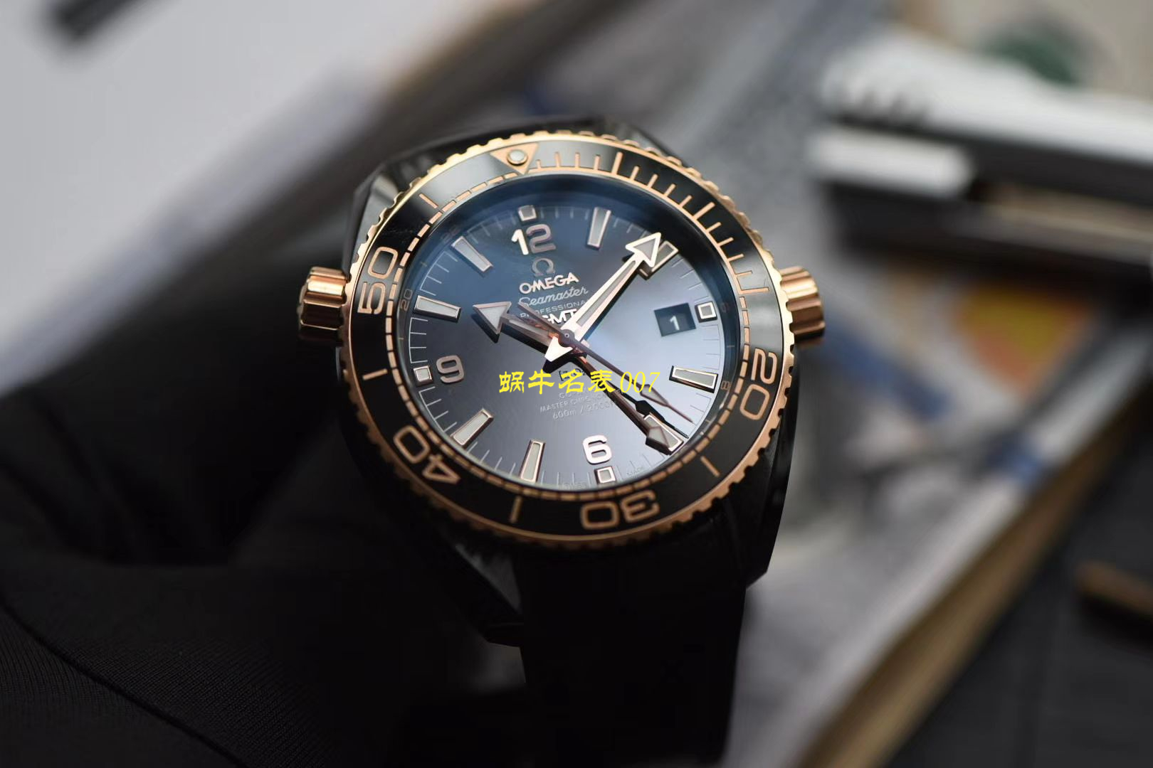 【 Video analysis VS Factory 深海之黑间金之王】OMEGA海洋宇宙600米 Replica Copy  Watches 215.63.46.22.01.001 wrist watches  / M660