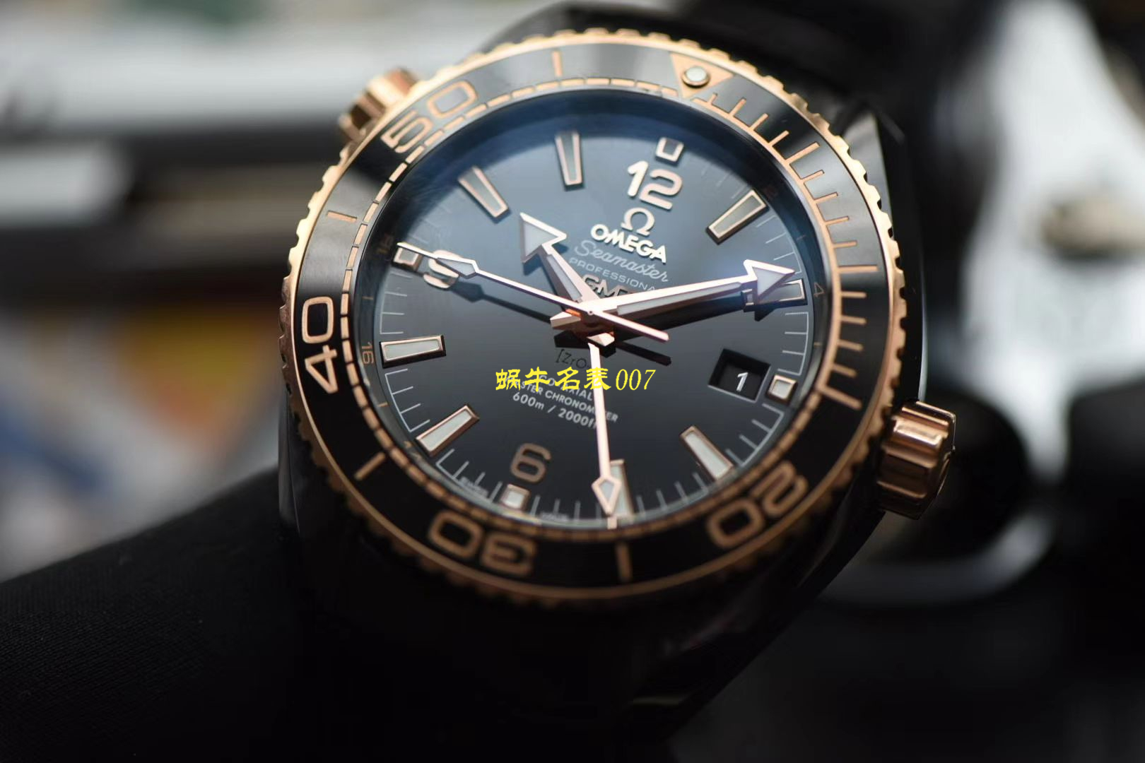 【 Video analysis VS Factory 深海之黑间金之王】OMEGA海洋宇宙600米 Replica Copy  Watches 215.63.46.22.01.001 wrist watches  / M660