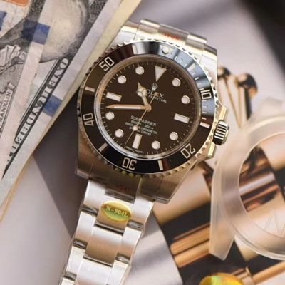 【N Factory V10最高版本 Replica 表无日历 Submariner 】 Rolex  Submariner 型 Replica 114060-97200 黑盘 wrist watches 