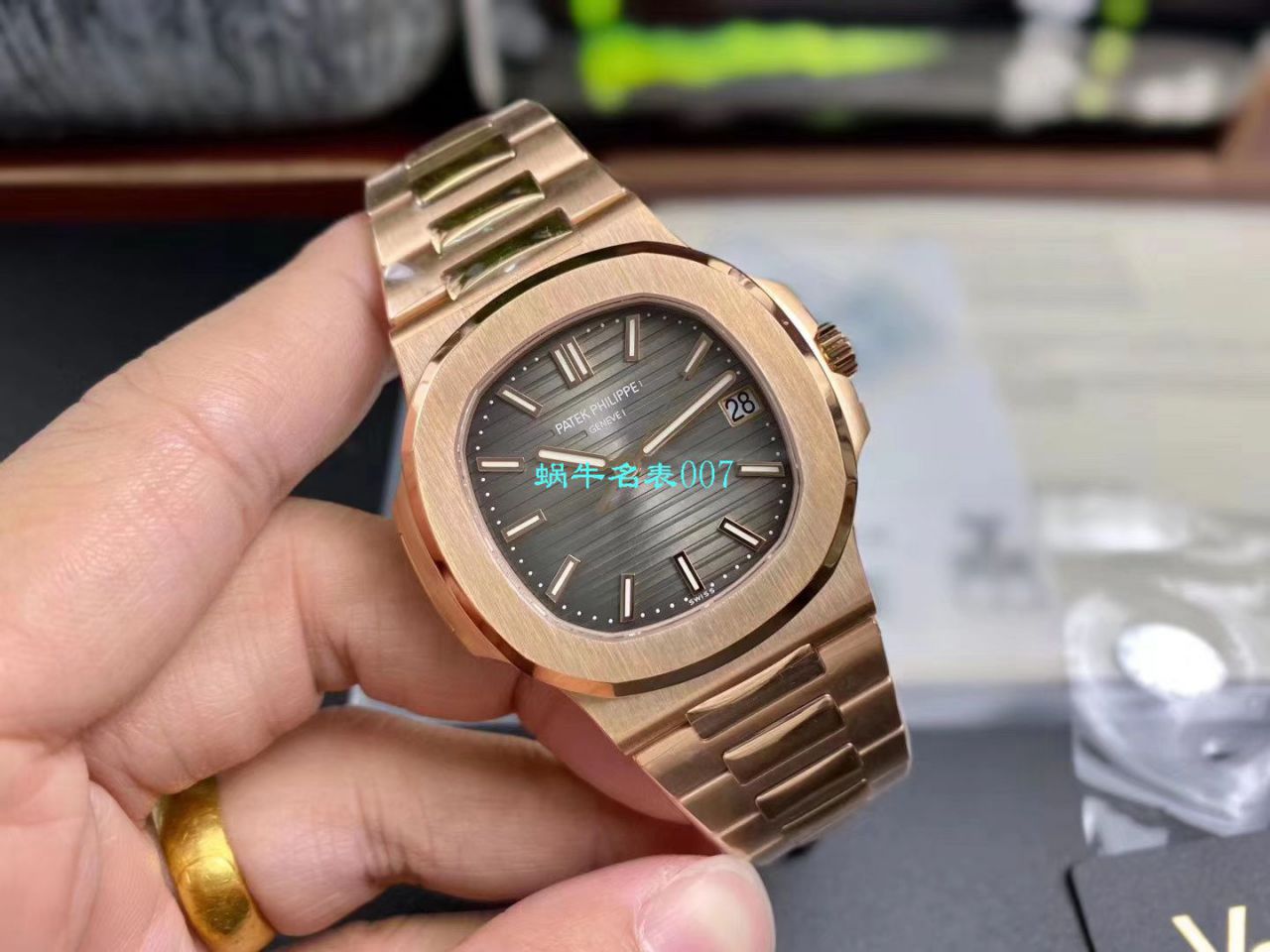 【PPF Factory  Nautilus  Replica Copy  Best 版本 Watches V2价格】 PATEK PHILIPPE 运动系列5711/1R-001 wrist watches  / BD253