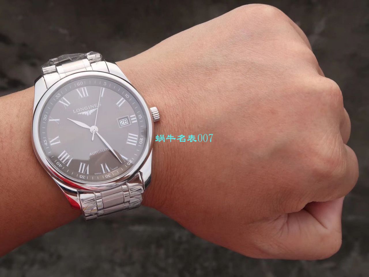 【V9 Factory 名匠三针新款40mm三字位日历款 top 副本】 top  Replica Copy  Longines 名匠系列L2.793.4.97.6 wrist watches  / L138