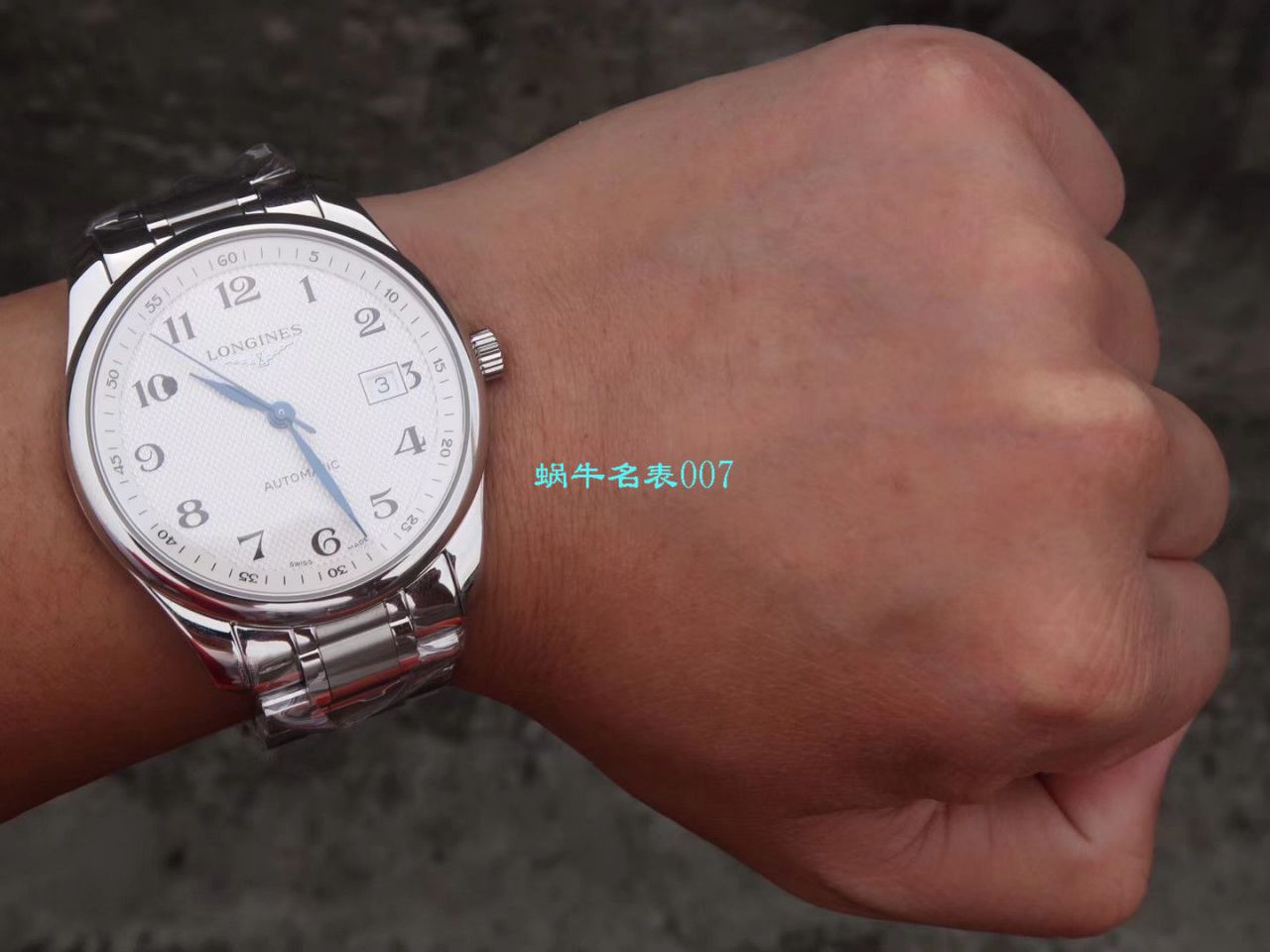 【V9 Factory 名匠三针新款40mm三字位日历款 top 副本】 top  Replica Copy  Longines 名匠系列L2.793.4.97.6 wrist watches  / L138