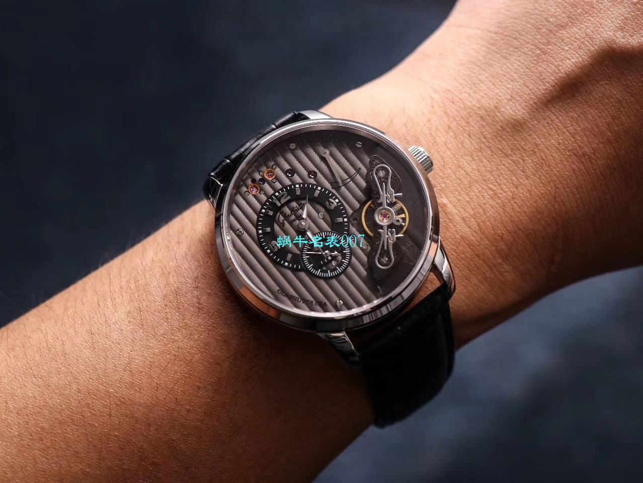【TZ Factory  top  Replica Watches 】glashuette original原创偏心系列1-66-06-04-22-05 wrist watches  / GLA060